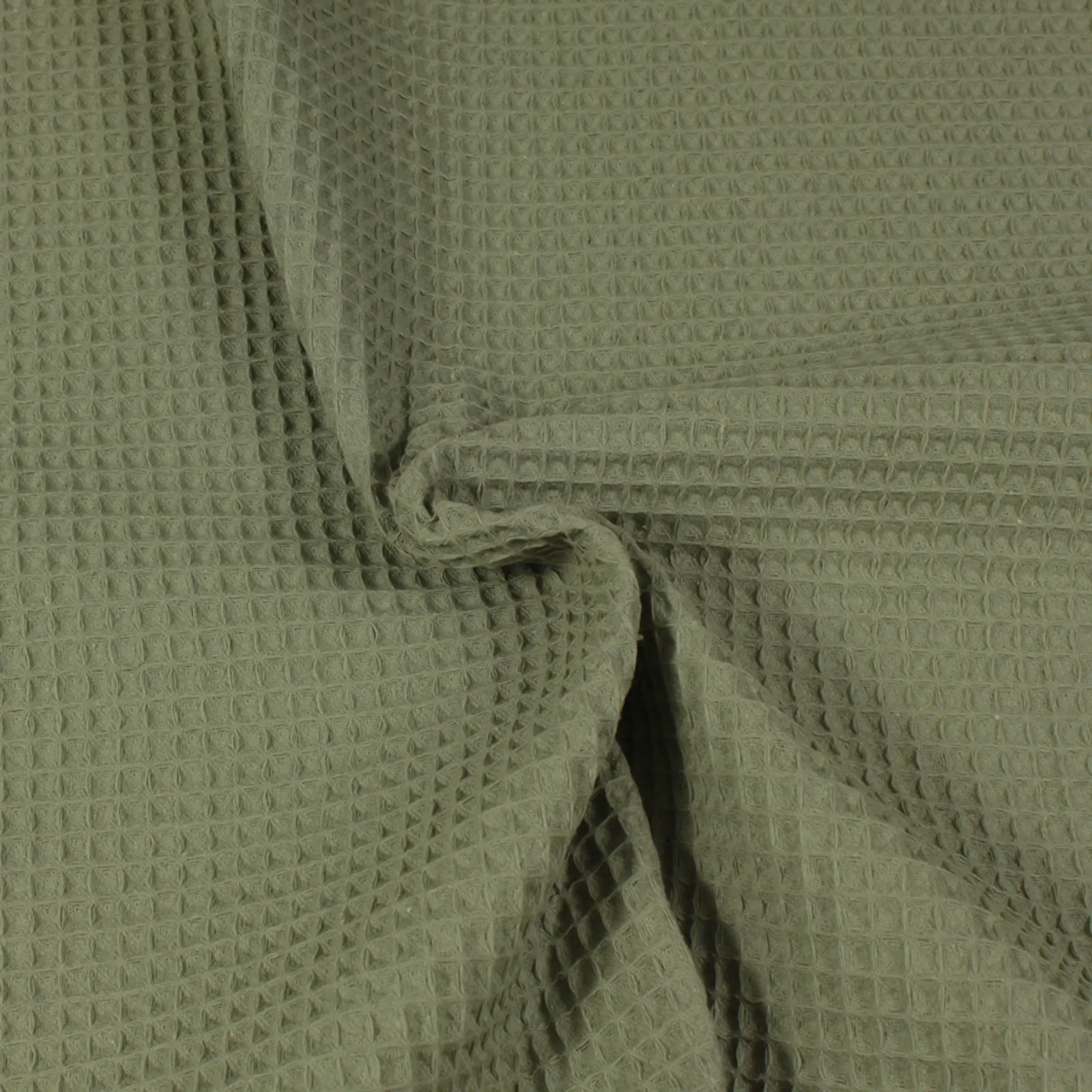 Ręcznik bawełniany wafelkowy khaki